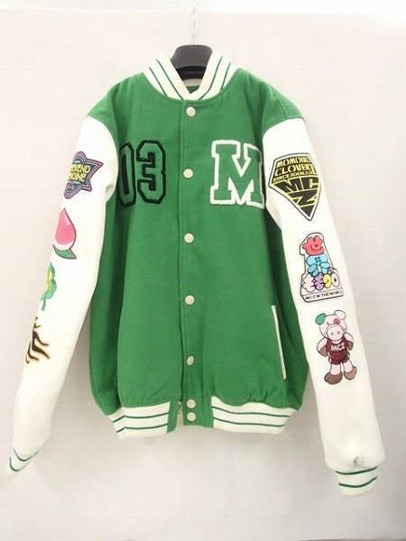 開封済 SMOOCH ももクロZ TEAM-Z スタジャン 緑 Lサイズ[梱0.4]