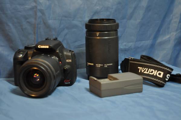 キャノンCANONデジタル一眼レフカメラダブルレンズセットEOS美品