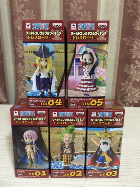 ワンピース コレクタブル ドレスローザ 5種 ワンピース ワールド