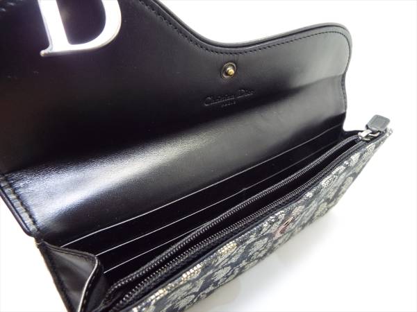 正規良品 ディオール トロッター 小銭入れ付き長財布 ADF102