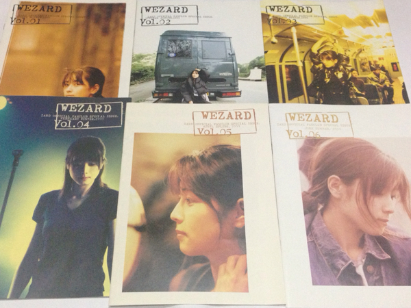 ZARD ファンクラブ会報 WEZARD vol.1～6 ZARD 【公式通販】