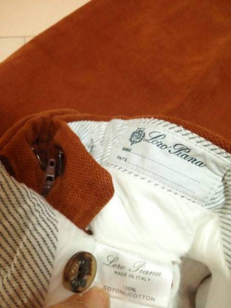 ロロピアーナ 起毛素材 秋冬用 パンツ スラックス 50