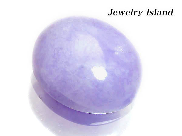 即決★宝石の島★淡紫 天然ラベンダー翡翠 3.5 ctルース y089