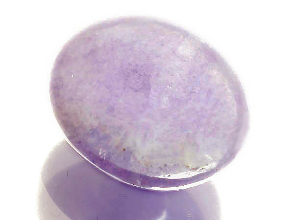 即決★宝石の島★淡紫 天然ラベンダー翡翠 3.5 ctルース y089