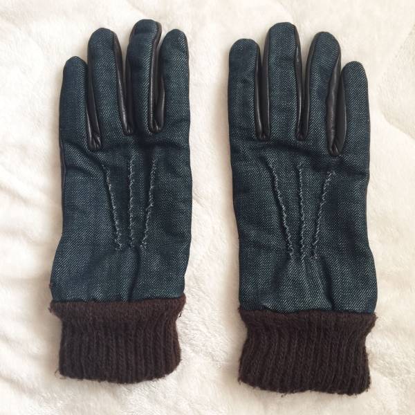 D&G Glove 手袋 デニム メンズ M Dolce & Gabbana(ドルチェ&amp
