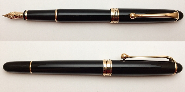 □アウロラ AURORA 88ブラック 810 M 14K 万年筆□領収書可 AURORA