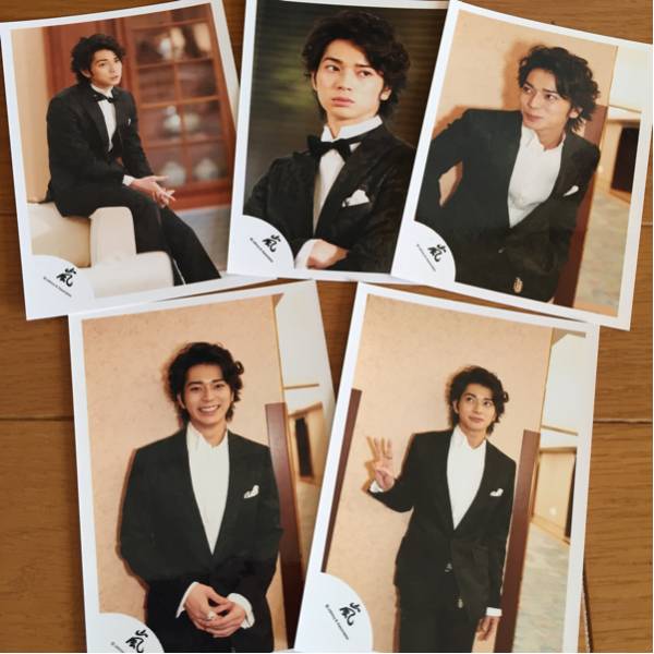 嵐 松本潤 道明寺司 嵐ロゴ9枚 - 嵐ARASHI公式写真花より男子2