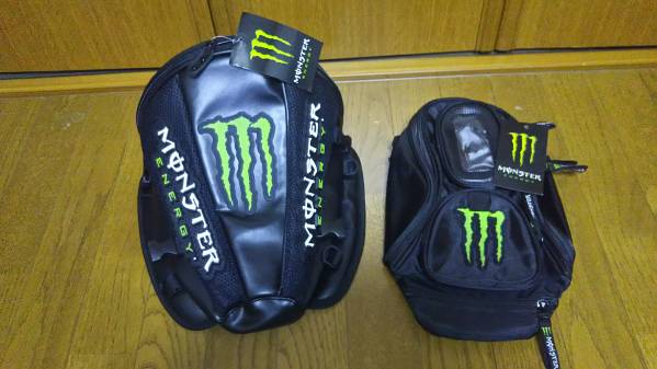 モンスターエナジー シートバッグとタンクバッグ セット 新品！