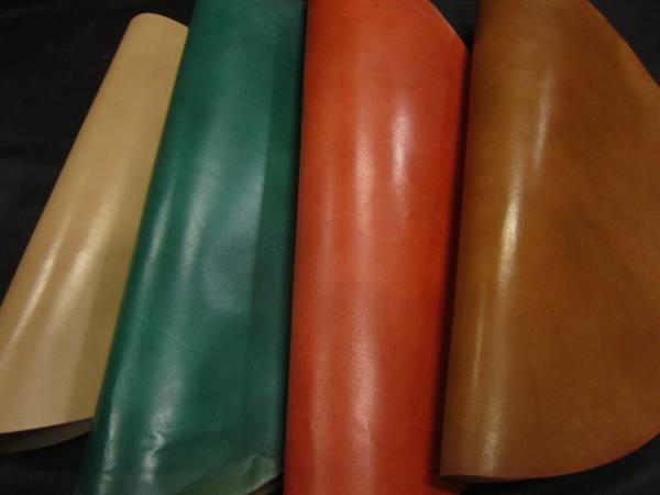 ●ヌメ革●タンニン鞣し/ゴート革●175ds●4枚●