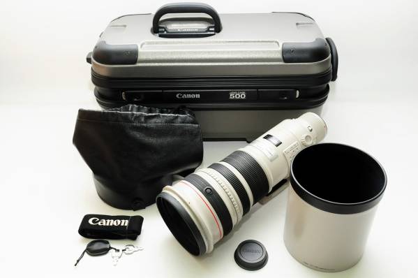 ★保証付★ Canon EF 500mm F4 L IS 手ぶれ補正 ケース付 *149