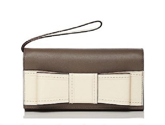 新品★ケイトスペード KateSpade★リストレット付 リボン長財布