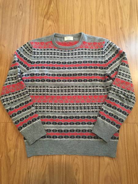 MAISON KITSUNE 柄ニット メゾンキツネ セーター