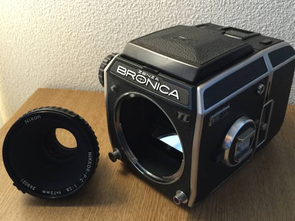 ブロニカ Zenza Bronica EC-TL 75mm F2.8 レンズセット ☆蔵出し