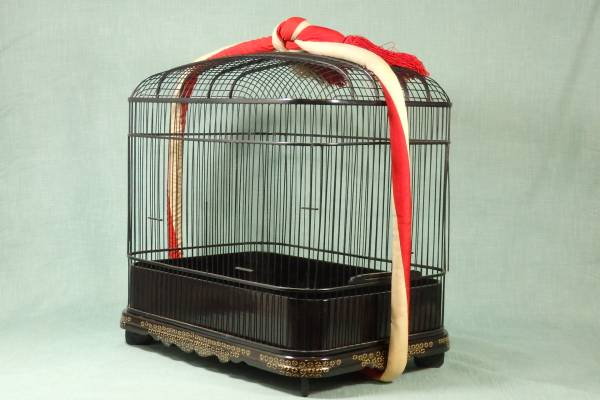 大名道具 漆器 鳥籠 金蒔絵 和骨董 茶室 鳥(漆芸)｜売買された