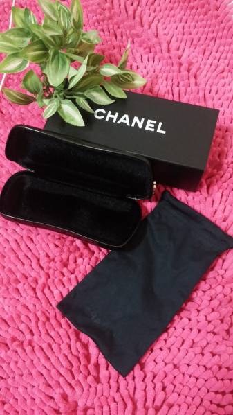 CHANEL シャネル - ココマーク メガネ マトラッセ カメリア レザー 