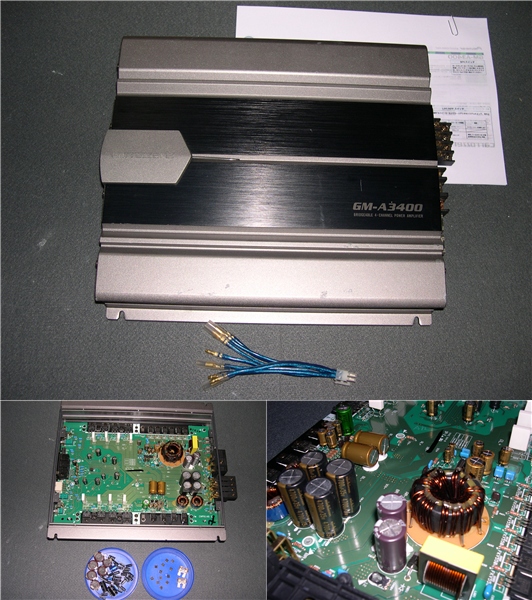 ハイスペックチューン カロッツェリア GM-A3400 4ch 取説