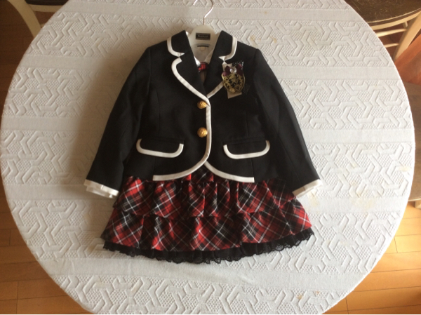 Hushush ハッシュアッシュ フォーマルスーツ5点セット 120 美品