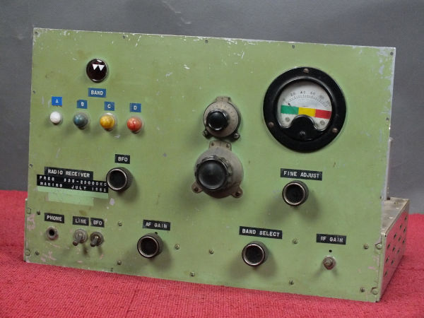 自作 真空管式受信機535-23000kc◇ジャンク品