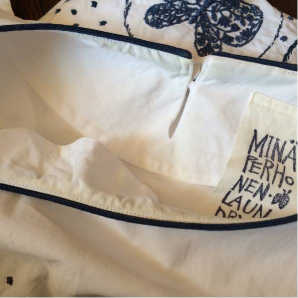 ミナペルホネン 刺繍 コットンワンピース 36 minaperhonen mina