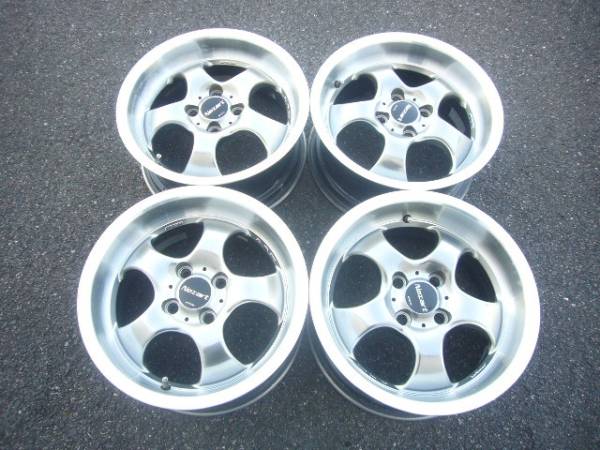 ヴィッツ フィット フリード等 ワーク Nezart 15in 良品 4本