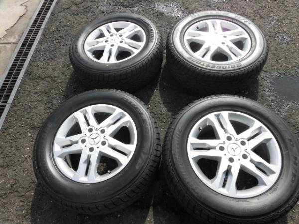 ベンツ G350d純正 265/60R18 タイヤホイール4本新車はずし