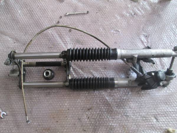 ⑤CB50　フロントフォーク　フロントブレーキ　少し塗装アリ