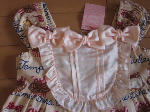 キッズ服(100cm~) シャーリーテンプル ケーキ柄 ワンピース 140