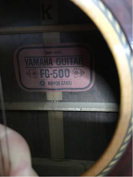 YAMAHA ギター FG-500 本体のみ