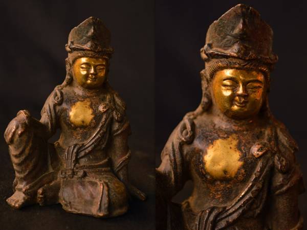 y056 古銅 誕生仏 高さ15cm 寄木台付 時代 仏像 仏教美術 古銅 仏像 古代 y056 古銅 誕生仏 高さ15cm 寄木台付 時代 仏像 仏教