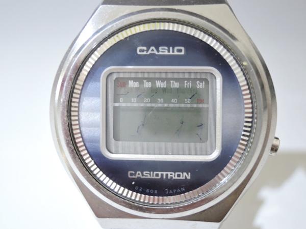 カシオ Casiotron 02-501 オールドカシオ クォーツ 中古9帯108