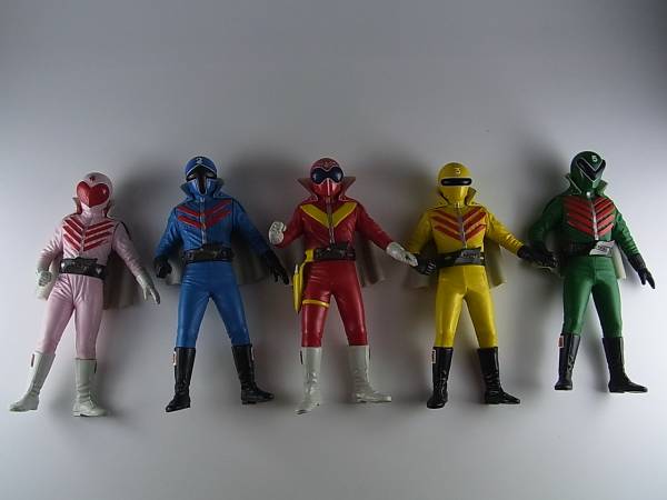 ソフビ魂 秘密戦隊ゴレンジャー 5体