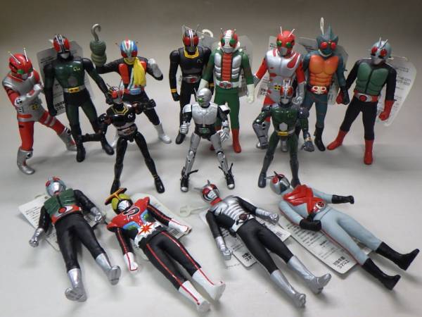 K 仮面ライダー フィギュア ソフビ等 セット １５体