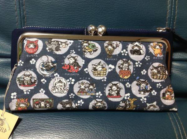 切手可わちふぃーるど ダヤンご当地 がま長財布