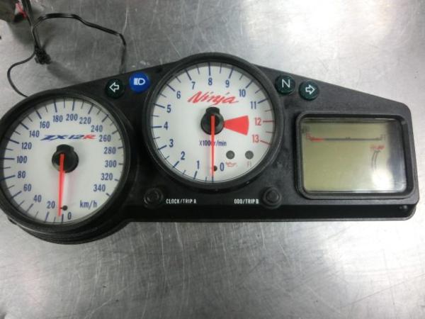 ZX-12R 社外ELメーターAssy、340km表示☆A型