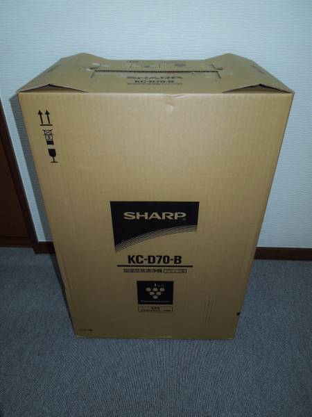 【新品】SHARP　シャープ 加湿空気清浄機 KC-D70-B　