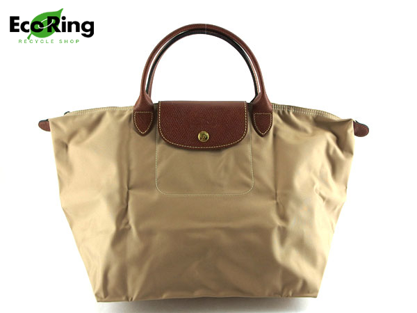 1円 ロンシャン LONGCHAMP トートバッグ ブラウン CI253