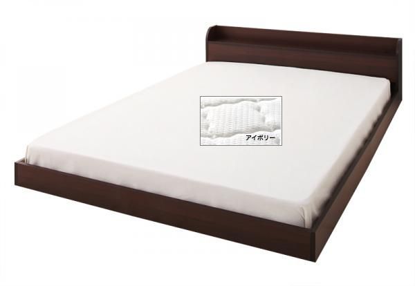 シンプルフロアベッド/シングルベッド/ボンネルコイルマットレス