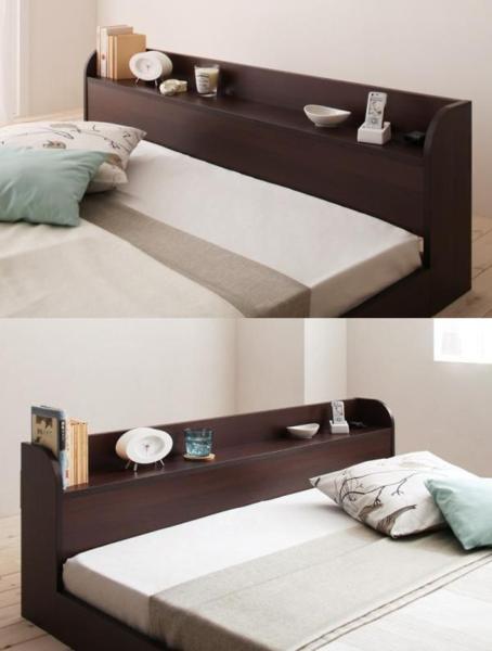 シンプルフロアベッド/シングルベッド/ボンネルコイルマットレス