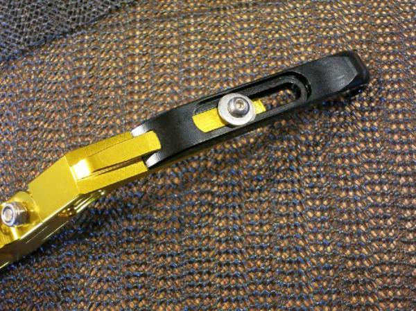 24893☆高品質!可倒式ビレットレバー 左側☆位置・長さ調整可能!