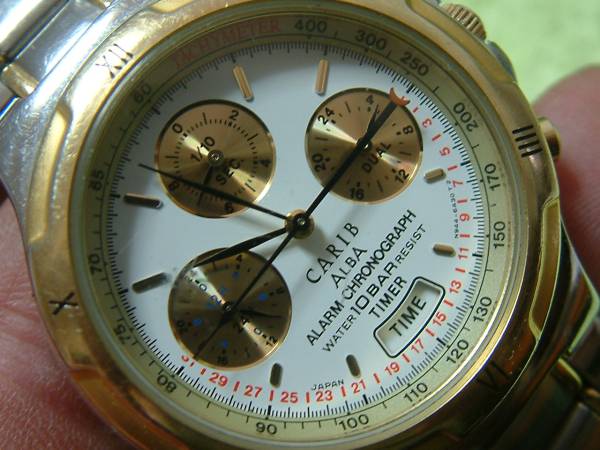 SEIKO ALBA CARIB N944-6A30 電池切れです。 保障なし定形外送付なら