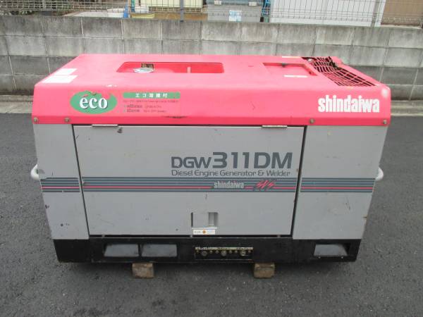◆ 新ダイワ　エンジン発電溶接機　DGW311DM　ジャンク ◆ 2-24