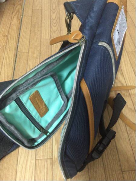 【中古】ビアンキ ボディバッグ ネイビー