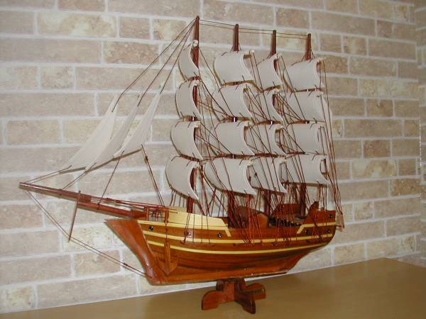 アウトレット送料無料！帆船・船・完成品・展示品