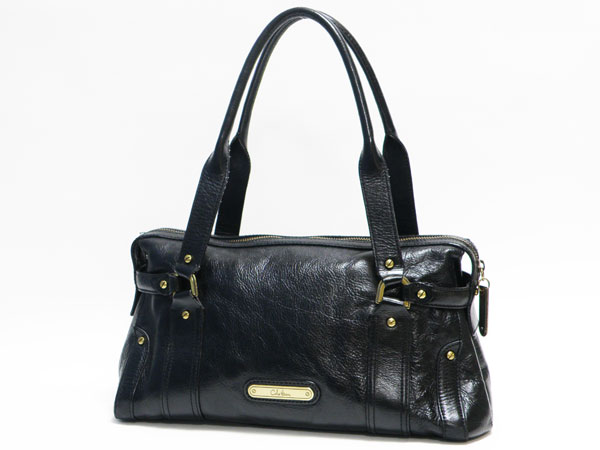 COLE HAAN コールハーン ハンドバッグ レザー 黒