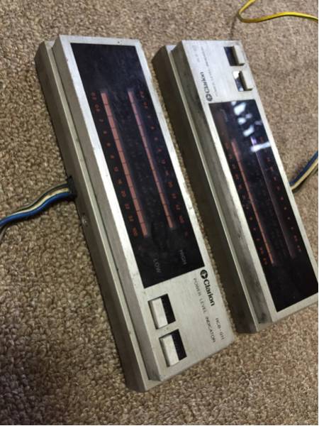 クラリオン インジケーター 中古 2個 動作未確認 ジャンク