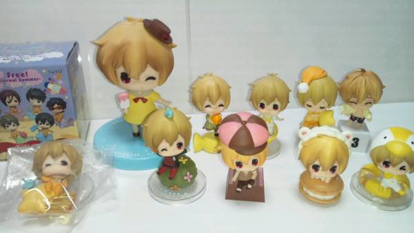 Free!　葉月渚　フィギュア詰め合わせ(アニくじ・タイトーくじ)