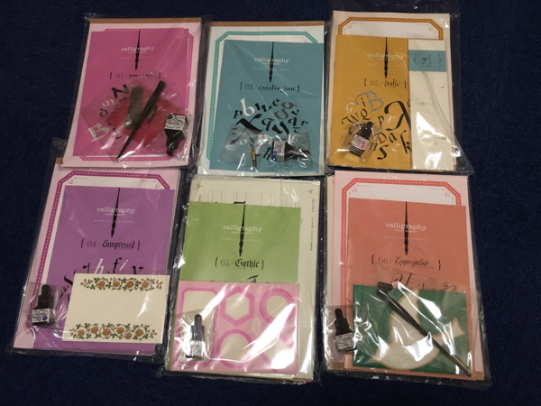 フェリッシモ　カリグラフィー　レッスンプログラム　全６回