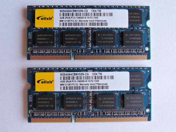 CDF elixir W3N1333Q-4Gｘ2枚組=8GB