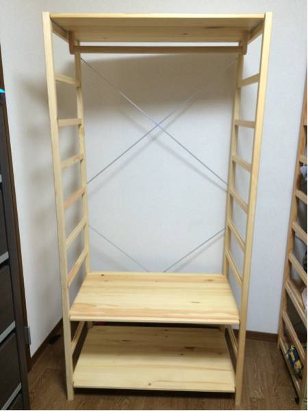 無印 MUJI パイン材 ユニットシェルフ