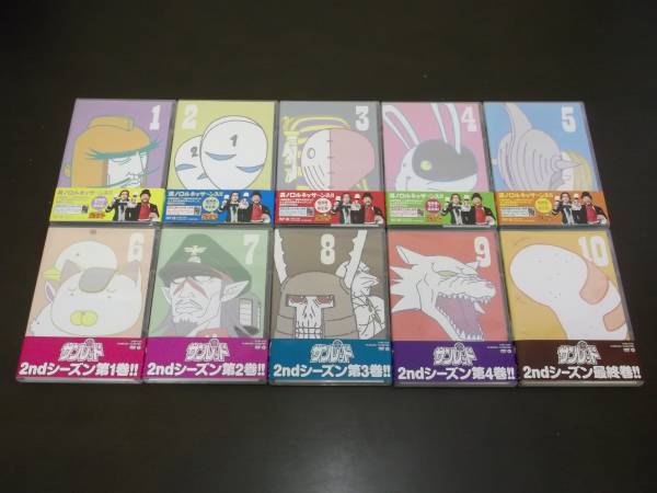 DVD] 天体戦士サンレッド 1期+2期 初回版 全10巻 [美品] 天体戦士サン